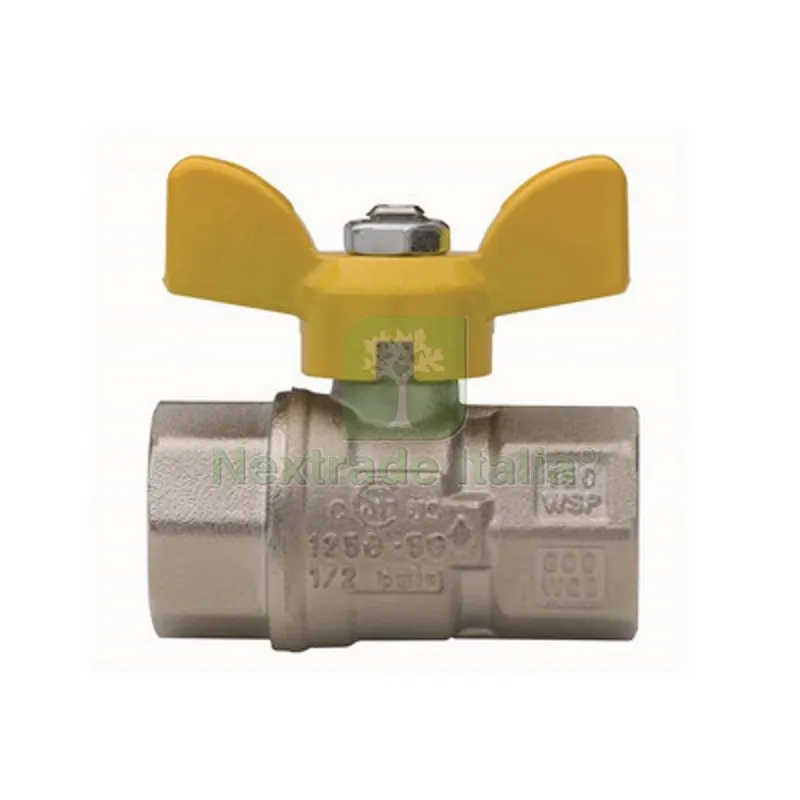 VALVOLA A SFERA PER GAS A PASSAGGIO TOTALE FIL FF CON FARFALLA 1" DN 25 — Rubinetti e valvole — rif. FERX.DIA424-R6275-06 VALVOLA A SFERA PER GAS A PASSAGGIO TOTALE FIL FF CON FARFALLA 1" DN 25 — Rubinetti e valvole — rif. FERX.DIA424-R6275-06