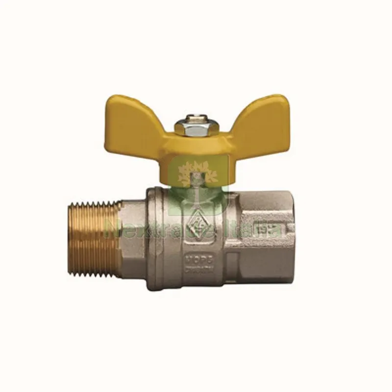 VALVOLA A SFERA PER GAS A PASSAGGIO TOTALE FIL. MF CON FARFALLA 3/4" DN 20 — Rubinetti e valvole — rif. FERX.DIA424-R6276-05 VALVOLA A SFERA PER GAS A PASSAGGIO TOTALE FIL. MF CON FARFALLA 3/4" DN 20 — Rubinetti e valvole — rif. FERX.DIA424-R6276-05