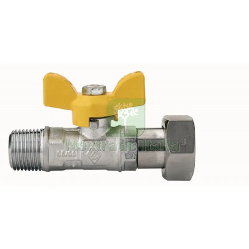 VALVOLA A SFERA PER GAS FILETTATURA MASCHIO CON GIRELLO 1/2" x 1/2" — Rubinetti e valvole — rif. FERX.DIA424-R9083-04 VALVOLA A SFERA PER GAS FILETTATURA MASCHIO CON GIRELLO 1/2" x 1/2" — Rubinetti e valvole — rif. FERX.DIA424-R9083-04