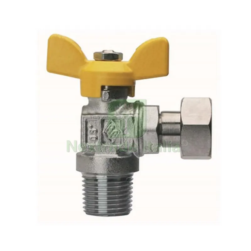 VALVOLA A SFERA PER GAS A SQUADRA FIL MASCHIO CON GIRELLO 1/2" x 3/4" DN 15 — Rubinetti e valvole — rif. FERX.DIA424-R9089-0405 VALVOLA A SFERA PER GAS A SQUADRA FIL MASCHIO CON GIRELLO 1/2" x 3/4" DN 15 — Rubinetti e valvole — rif. FERX.DIA424-R9089-0405