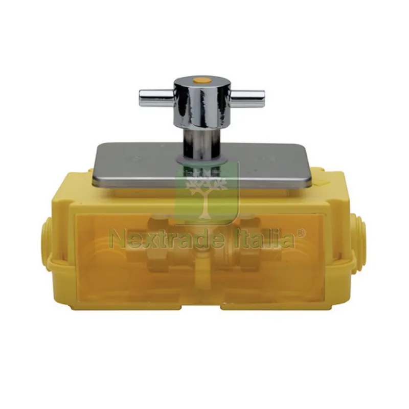 Valvola a Sfera GAS con Scatola Ispezionabile con Maniglia Diam. 12 — Maniglie e pomelli — rif. FERX.DIA424-R9380-12