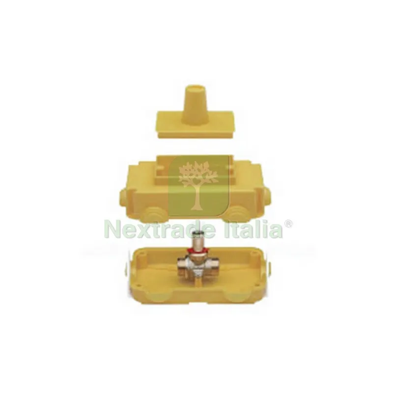 VALVOLA A SFERA GAS CON SCATOLA ISPEZIONABILE DA INCASSO 3/4 x 18 DN 15 — Rubinetti e valvole — rif. FERX.DIA424-R9390-0518 VALVOLA A SFERA GAS CON SCATOLA ISPEZIONABILE DA INCASSO 3/4 x 18 DN 15 — Rubinetti e valvole — rif. FERX.DIA424-R9390-0518
