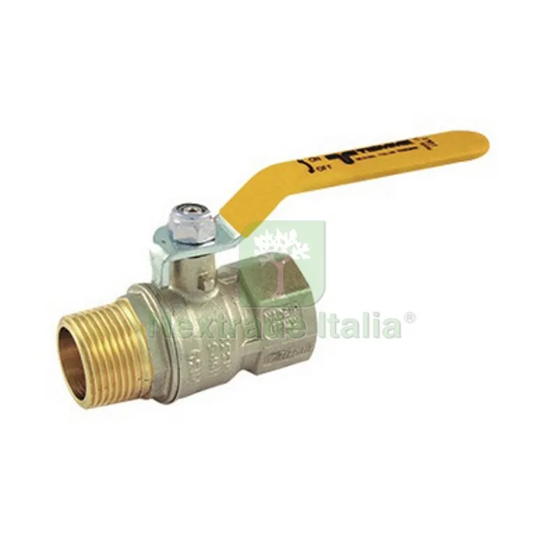 VALVOLA A SFERA GAS MF CON LEVA PIATTA 1/2" DN 14 — Rubinetti e valvole — rif. FERX.DIA424-T2381G-04