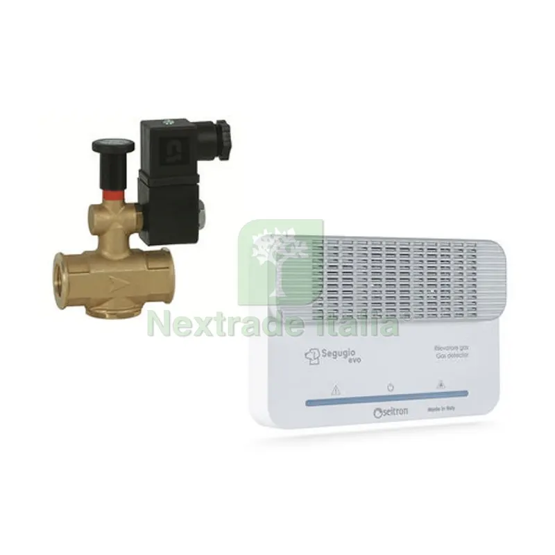 KIT RILEVATORE FUGHE GAS SEGUGIO EVO CON ELETTROVALVOLA NA Metano — Rubinetti e valvole — rif. FERX.DIA425-SKDS-M KIT RILEVATORE FUGHE GAS SEGUGIO EVO CON ELETTROVALVOLA NA Metano — Rubinetti e valvole — rif. FERX.DIA425-SKDS-M