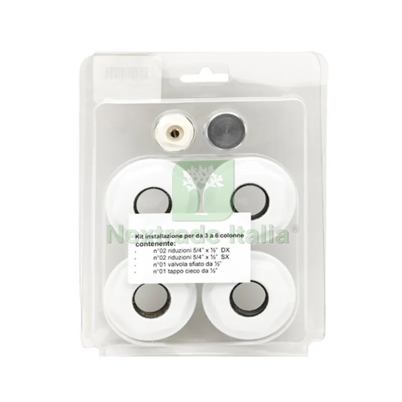 KIT BLISTER RADIATORI RIDUZIONI PER ATTACCHI DA 1/2 1/2" — Raccordi a pressare e multistrato — rif. FERX.DIA430-ZR03