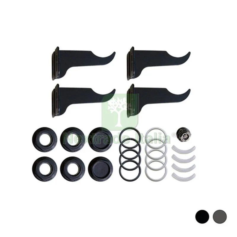 Kit di Fissaggio per Radiatori Colorati 1/2 Black Coffee — Tubi e raccordi — rif. FERX.DIA431-GZ550149-BC Kit di Fissaggio per Radiatori Colorati 1/2 Black Coffee — Tubi e raccordi — rif. FERX.DIA431-GZ550149-BC