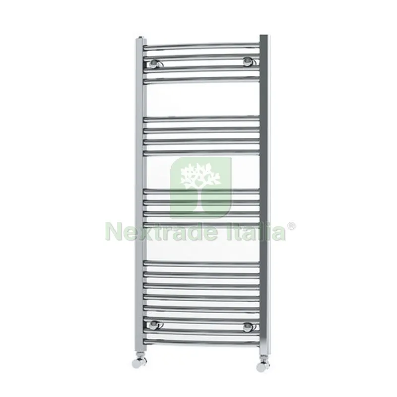TERMOARREDO LINEA KALURA CROMATO CURVO H 1120 Int. 450 - L 500 — Irrigazione — rif. FERX.DIA432-HKC120-C45