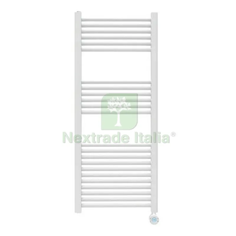 Termoarredo Elettrico con Termostato Digitale H. 1200 MM Bianco L. cm 50 - 500W — Irrigazione — rif. FERX.DIA432-TLF120-B50