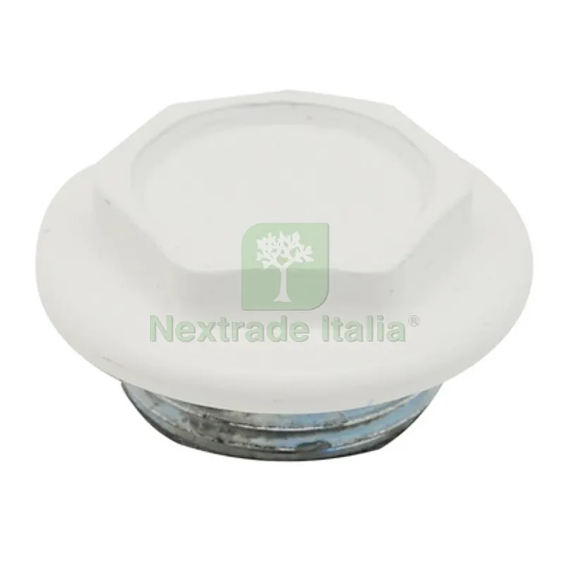 Tappo Cieco DX / SX Zincato Verniciato per Radiatori FL 48 1" Dx Bianco — Accessori bagno — rif. FERX.DIA433-1012-06D