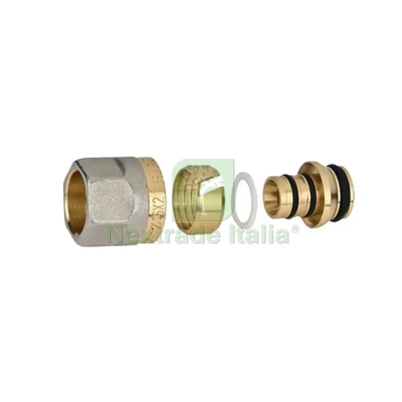 RACCORDO PER TUBO MUTLISTRATO BUGATTI 1/2 — Tubi e raccordi — rif. FERX.DIA433-1403M-04 RACCORDO PER TUBO MUTLISTRATO BUGATTI 1/2 — Tubi e raccordi — rif. FERX.DIA433-1403M-04