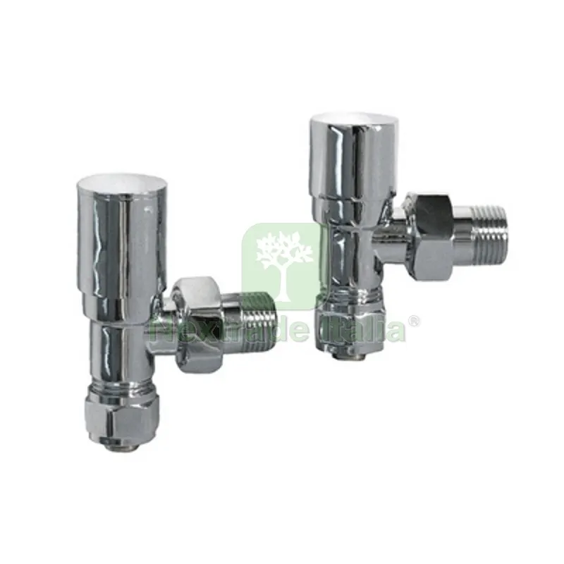 Valvola + Detentore Multistrato Cromo 1/2 x 16 — Rubinetti e valvole — rif. FERX.DIA433-148-0416