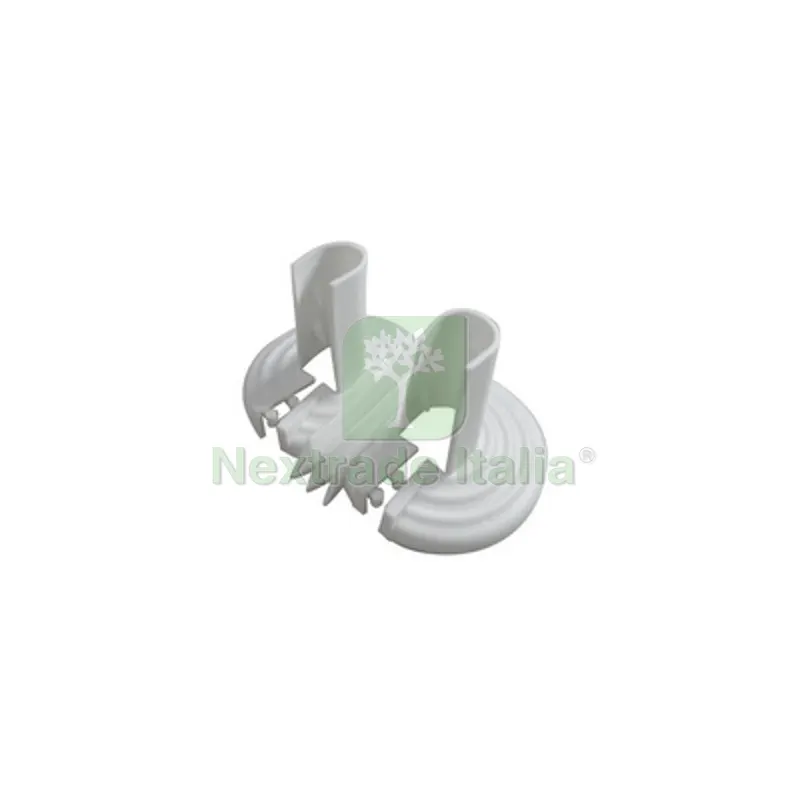 BORCHIA DOPPIA IN MATERIALE PLASTICO UNIVERSALE BIANCA Diam. 10-22 mm — Raccordi a pressare e multistrato — rif. FERX.DIA433-188