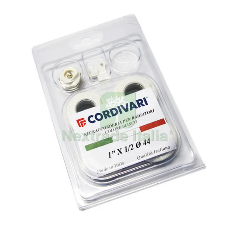 KIT BLISTER RACCORDERIA 1/2 PER RADIATORI D.44 1"X1/2" — Tubi e raccordi — rif. FERX.DIA433-CR127-04