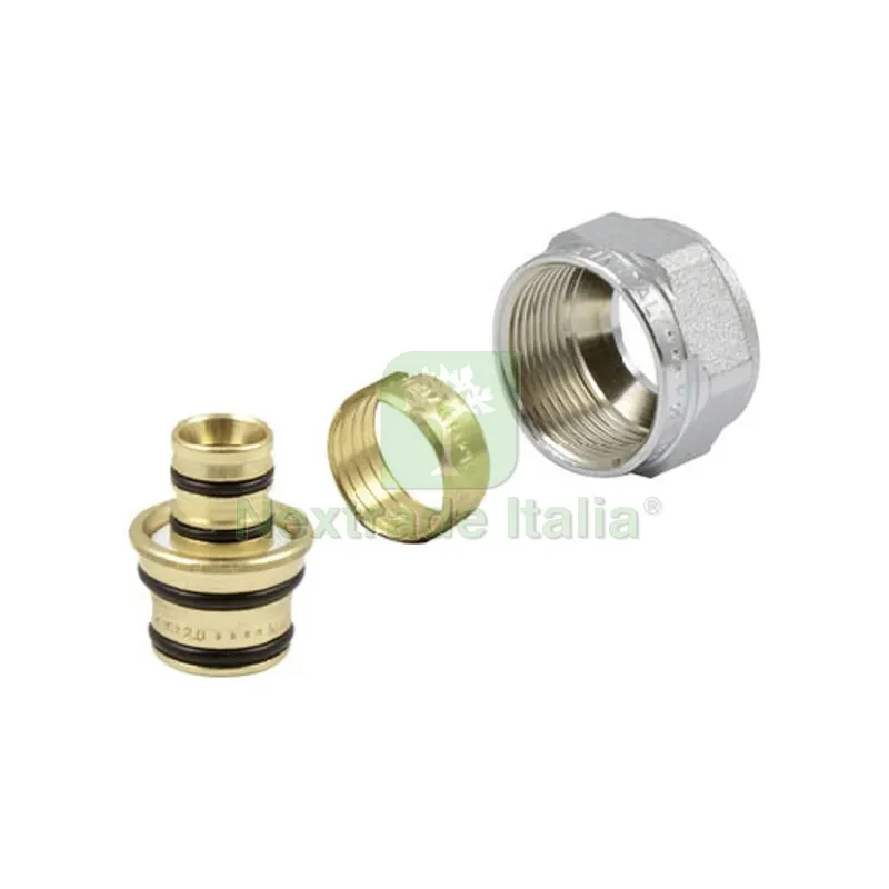 ADATTATORI CROMATI TUBI MULTISTRATO 24X19 16x2,0 24x19 fil (D.16) — Irrigazione — rif. FERX.DIA433-E1632K-162419 ADATTATORI CROMATI TUBI MULTISTRATO 24X19 16x2,0 24x19 fil (D.16) — Irrigazione — rif. FERX.DIA433-E1632K-162419