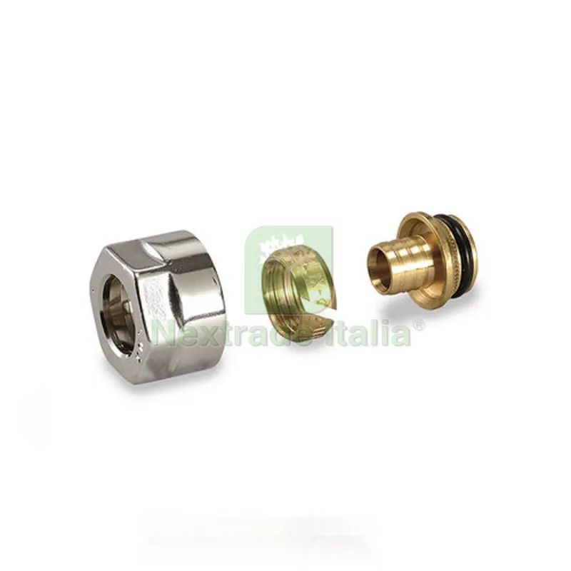 RACCORDO CROMATO PER TUBO RAME FILETTO EUROCONO D. 12 mm — Tubi e raccordi — rif. FERX.DIA433-F8314-12 RACCORDO CROMATO PER TUBO RAME FILETTO EUROCONO D. 12 mm — Tubi e raccordi — rif. FERX.DIA433-F8314-12