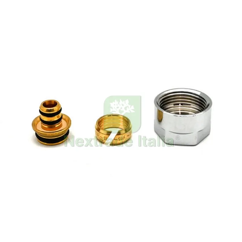Raccordo Cromato per Tubo Polietilene Multistrato 16x2 — Teli e film di protezione — rif. FERX.DIA433-F8316-16 Raccordo Cromato per Tubo Polietilene Multistrato 16x2 — Teli e film di protezione — rif. FERX.DIA433-F8316-16
