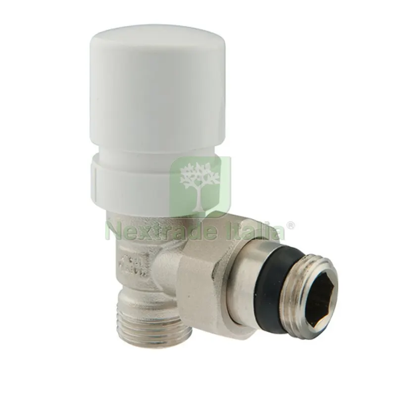 VALVOLA AD ANGOLO TERMOSTATIZZABILE CON PREREGOLAZIONE VATS GC 1/2" - 1/2x16 — Rubinetti e valvole — rif. FERX.DIA433-TD2100T-04