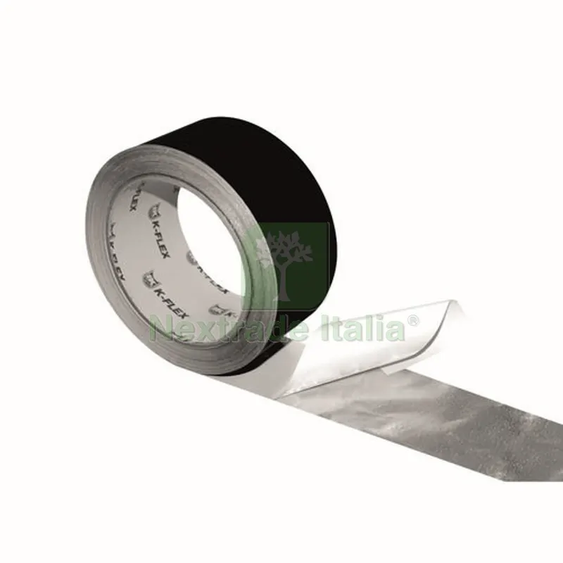NASTRO IN ALLUMINIO COLORATO NERO ALU BLACK CW 50 mm x 50 mt sp30 — Adesivi e sigillanti — rif. FERX.DIA440-2643-505030 NASTRO IN ALLUMINIO COLORATO NERO ALU BLACK CW 50 mm x 50 mt sp30 — Adesivi e sigillanti — rif. FERX.DIA440-2643-505030