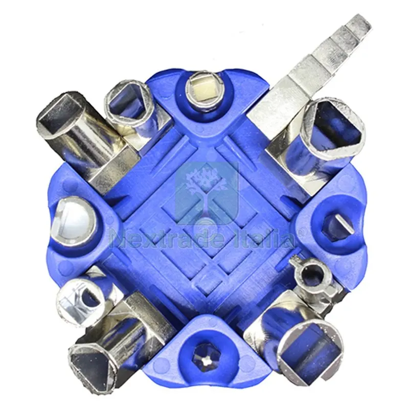 CHIAVE MULTIPLA PROFESSIONALE PER SPORTELLI 23 comb. — Tubi e raccordi — rif. FERX.DIA508-F2214 CHIAVE MULTIPLA PROFESSIONALE PER SPORTELLI 23 comb. — Tubi e raccordi — rif. FERX.DIA508-F2214