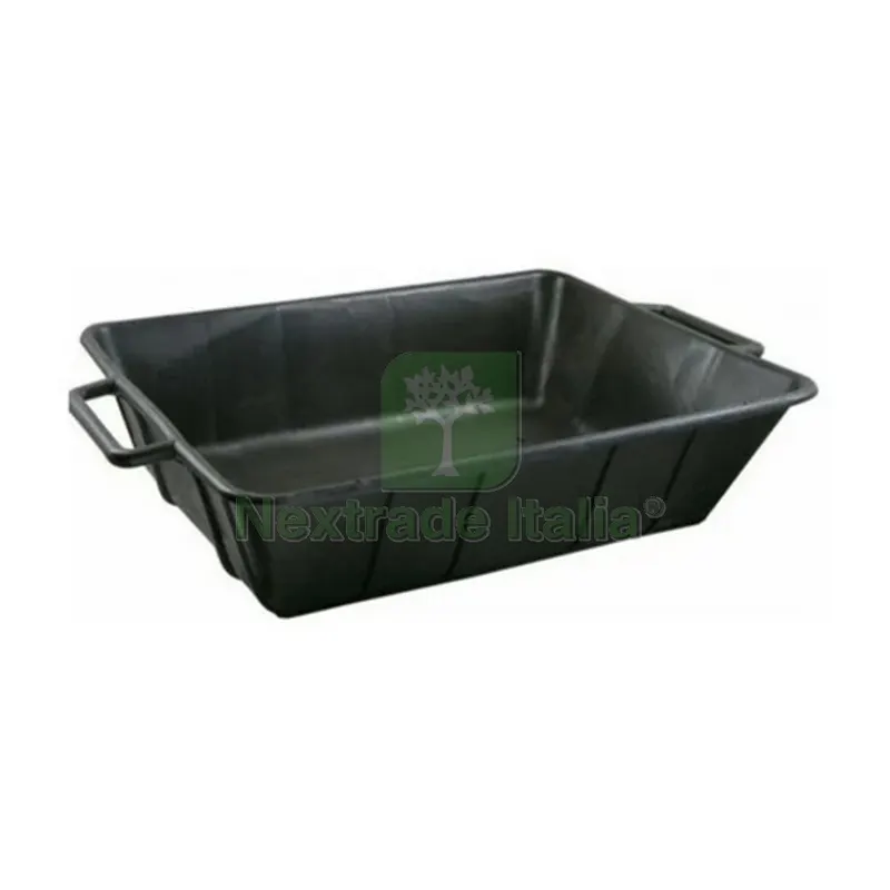 Cassa Malta Rettangolare in PP Nero LT.25 mm 620x460x160 — Cemento, malte e collanti edili — rif. FERX.DIA600-F239022 Cassa Malta Rettangolare in PP Nero LT.25 mm 620x460x160 — Cemento, malte e collanti edili — rif. FERX.DIA600-F239022