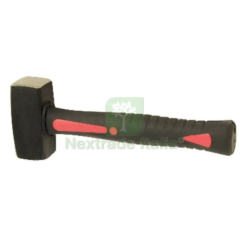 MAZZETTA CON MANICO IN FIBRA Kg. 0.80 — Martelli e mazze — rif. FERX.DIA600-F2550-50