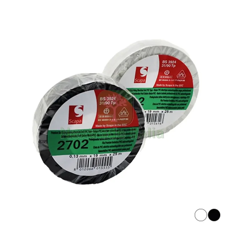 NASTRO ISOLANTE CM 1.9 X 25 MT Bianco — Adesivi e sigillanti — rif. FERX.DIA600-F418025-BI NASTRO ISOLANTE CM 1.9 X 25 MT Bianco — Adesivi e sigillanti — rif. FERX.DIA600-F418025-BI