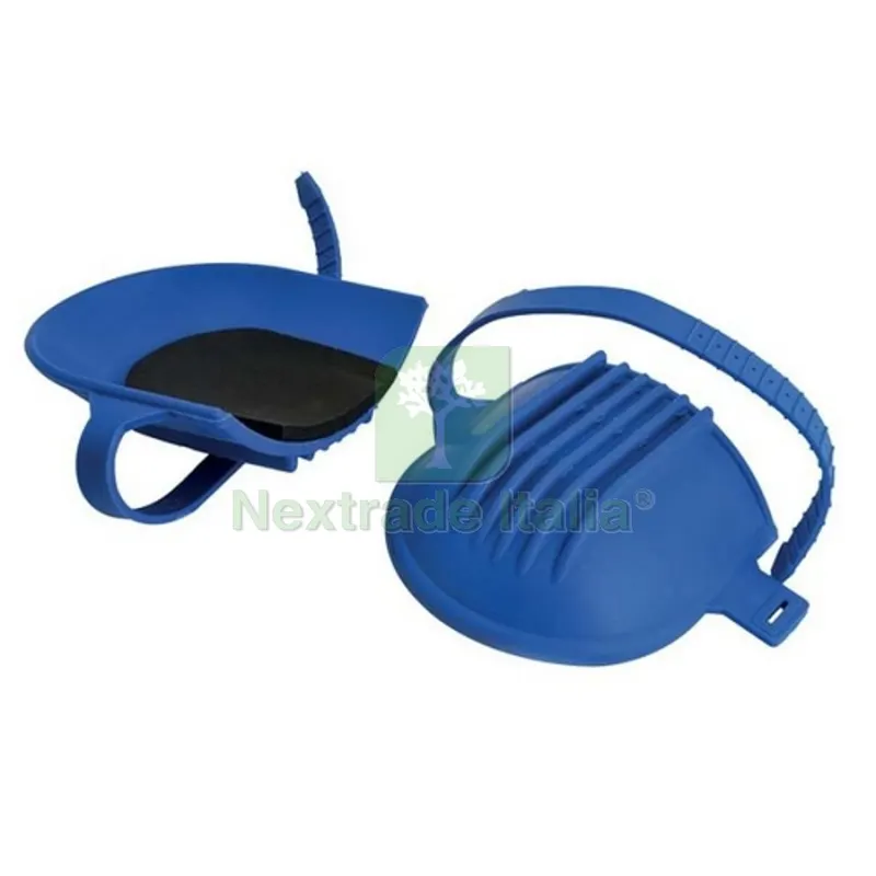 2 PZ GINOCCHIERE PER PIASTRELLISTA IN GOMMA Blu — Protezioni corpo — rif. FERX.DIA600-G101562