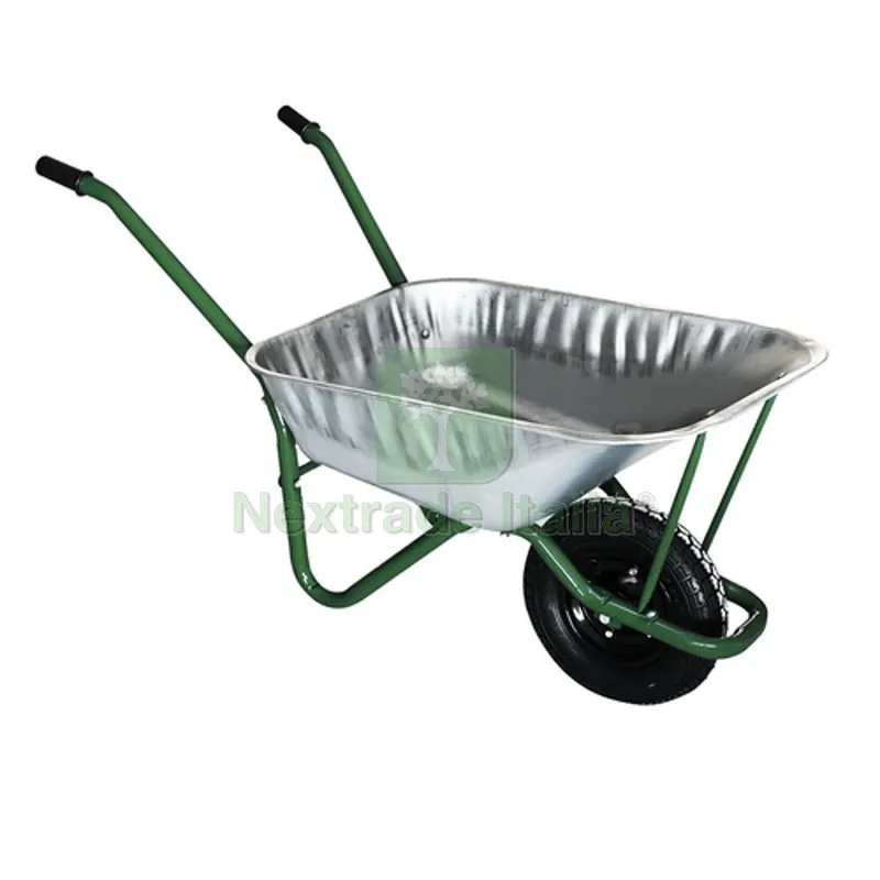 5PZ Carriola con Vasca Zincata Gryn - — Attrezzi da giardino — rif. FERX.DIA600-GT01 5PZ Carriola con Vasca Zincata Gryn - — Attrezzi da giardino — rif. FERX.DIA600-GT01