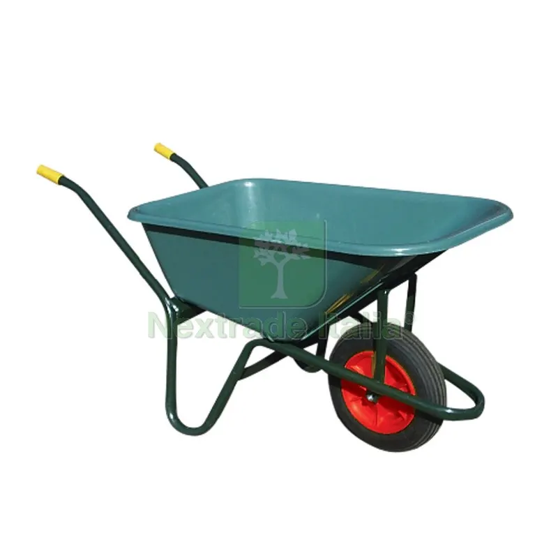 Carriola con Vasca in Plastica lt 100 — Attrezzi da giardino — rif. FERX.DIA600-GT200