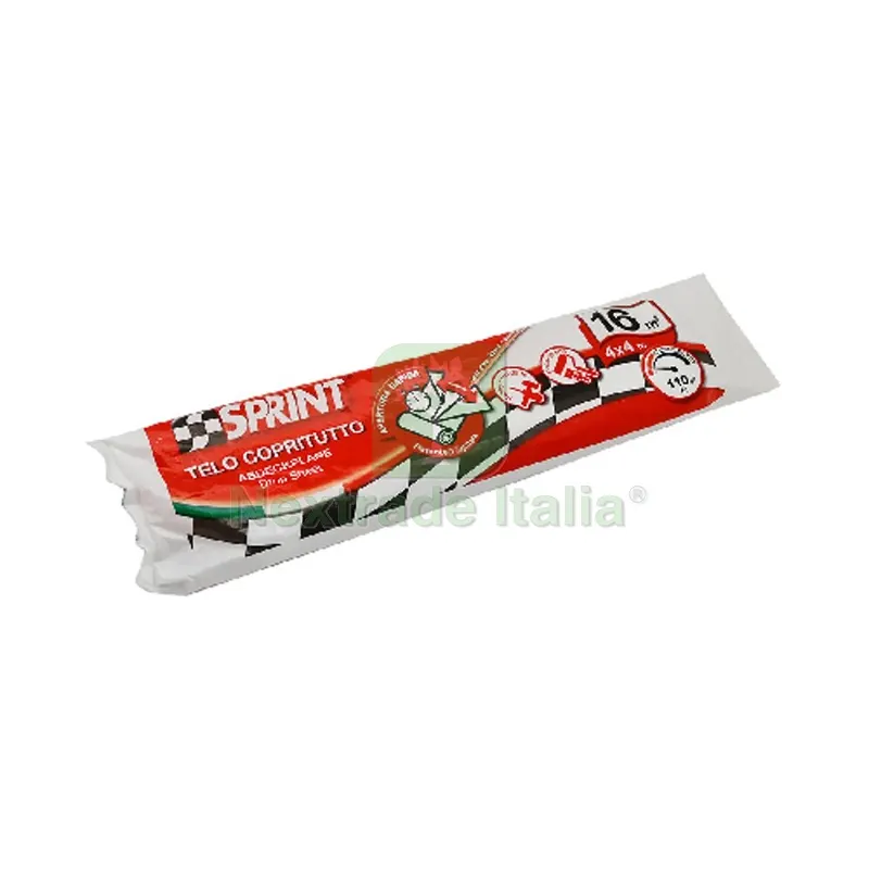 TELO COPRITUTTO C/APERTURA RAPIDA 16 M2 HDPE 110 gr — Teli e film di protezione — rif. FERX.DIA600-LT719