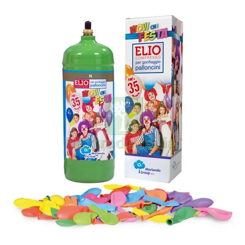 BOMBOLA ELIO CON PALLONCINI KIT PARTY 1,0 L - 18 palloncini — Guanti da lavoro — rif. FERX.DIA600-MLP2016-18