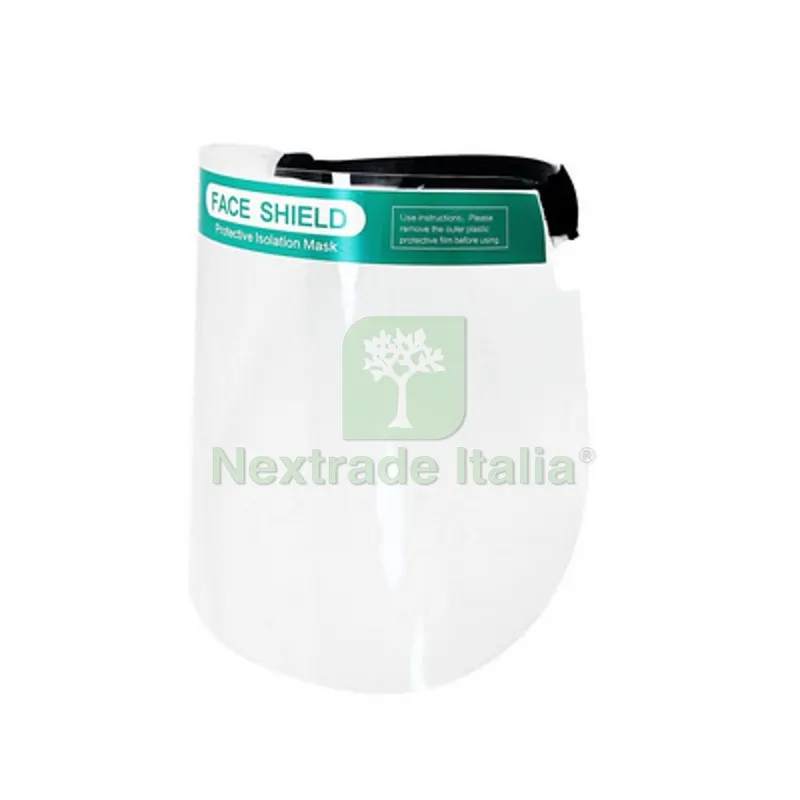 VISIERA PROTETTIVA DI SICUREZZA CON CHIUSURA A STRAPPO mm 320 x 240 — Guanti da lavoro — rif. FERX.DIA600-P2052