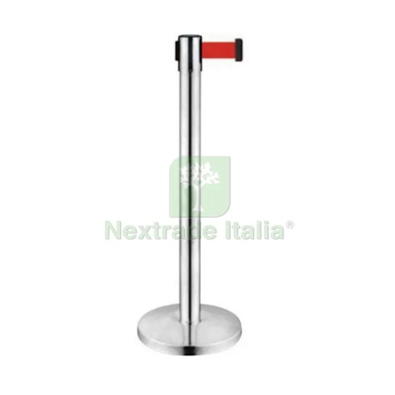 2PZ Colonnina Segna Percorso con Nastro 2 MT H. 92 cm — Adesivi e sigillanti — rif. FERX.DIA600-SC109