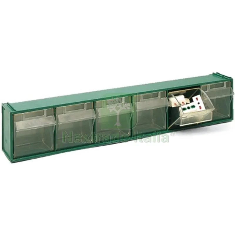 Cassettiera Sovrapponibile in PP FOX 102 - MM 600x94x H.112 Verde LxPxH mm 600x94xH.112 — Arredo — rif. FERX.DIA601-VFOX102-VE Cassettiera Sovrapponibile in PP FOX 102 - MM 600x94x H.112 Verde LxPxH mm 600x94xH.112 — Arredo — rif. FERX.DIA601-VFOX102-VE