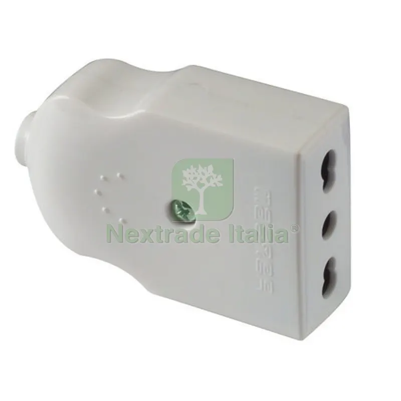 PRESA ELETTRICA COMPACT P17/11 2P+T 16A Bianca — Interruttori e prese — rif. FERX.DIA630-E05231 PRESA ELETTRICA COMPACT P17/11 2P+T 16A Bianca — Interruttori e prese — rif. FERX.DIA630-E05231