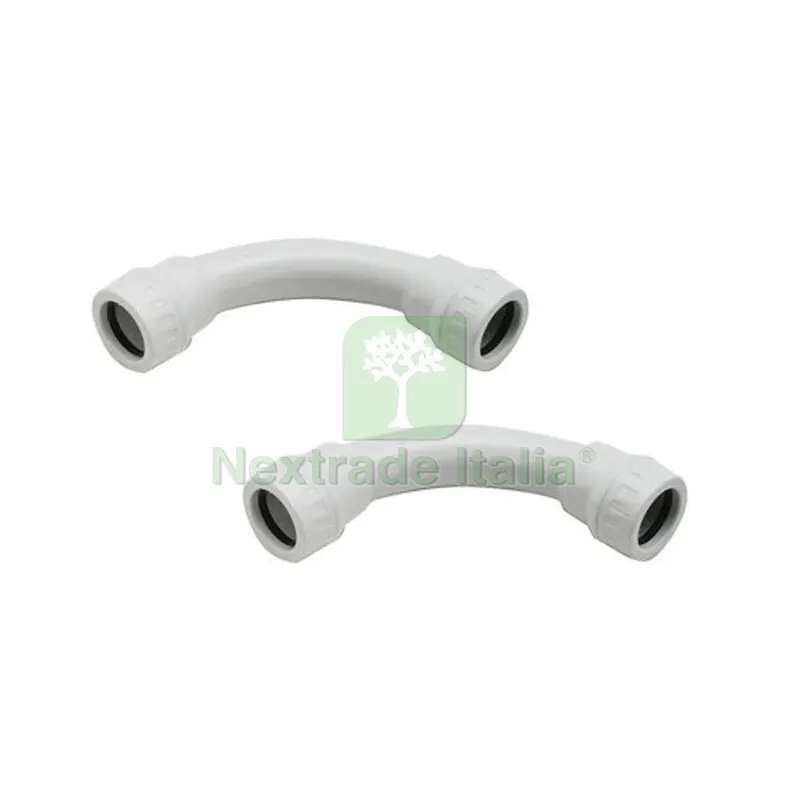 2 PZ CURVA A 90° IP65 PER TUBO RIGIDO D. 20 — Tubi e raccordi — rif. FERX.DIA630-TC90-20