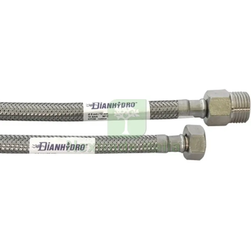 Flessibile Inox Modello Prolungato CM. 30 MF 3/8 x 1/2 — Flessibili e allacci — rif. FERX.DIAF221-IP030-M34
