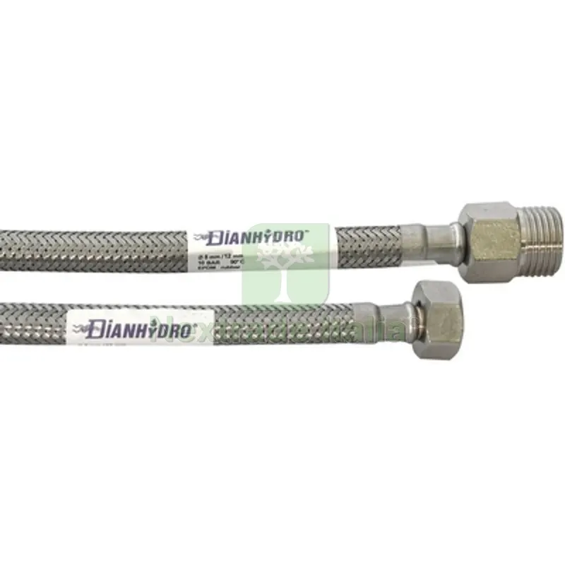 Flessibile Inox Modello Prolungato CM. 50 MF 1/2 x 1/2 — Flessibili e allacci — rif. FERX.DIAF221-IP050-M44