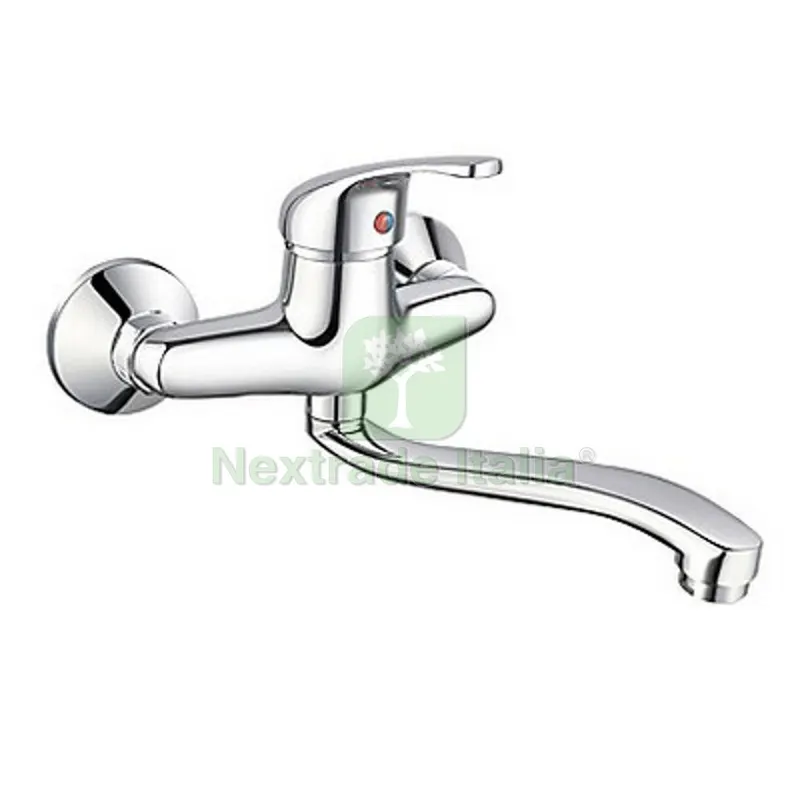 MONOCOMANDO LAVELLO A MURO SERIE DELFINA Cromo — Rubinetti e valvole — rif. FERX.DIAH235-D50 MONOCOMANDO LAVELLO A MURO SERIE DELFINA Cromo — Rubinetti e valvole — rif. FERX.DIAH235-D50