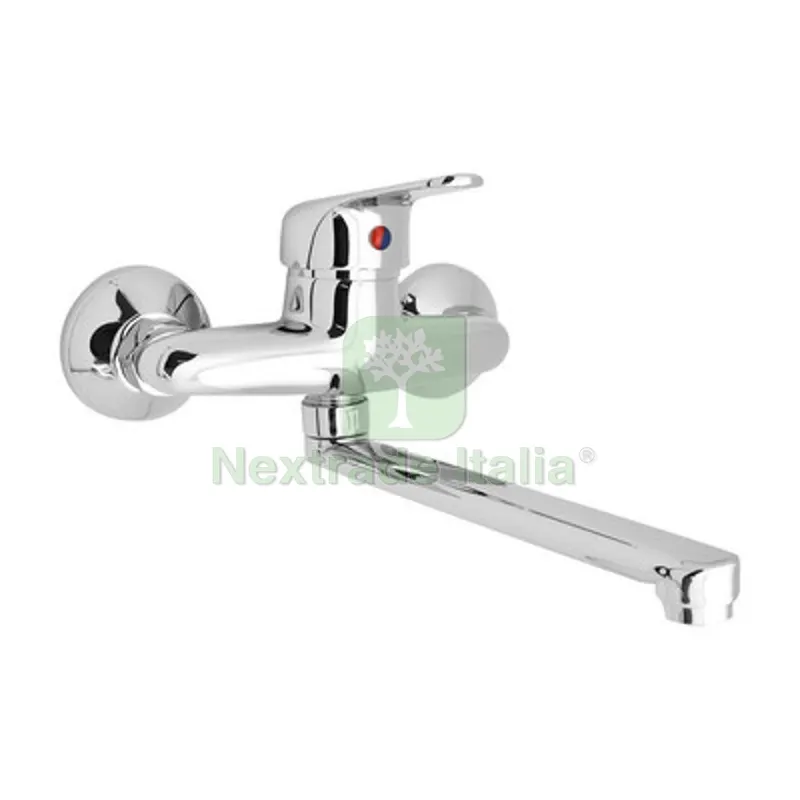 MONOCOMANDO LAVELLO A MURO SERIE INES (HydrAll) Cromo — Rubinetti e valvole — rif. FERX.DIAH235-R350