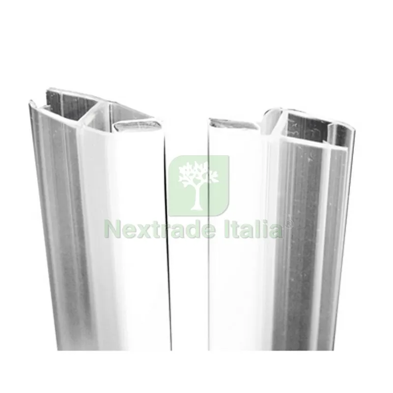 Coppia di Guarnizioni Chiusura Magnetica per Porta Linea Essential Lunghezza cm 190 — Ferramenta per legno e mobili — rif. FERX.DIAR100-G03 Coppia di Guarnizioni Chiusura Magnetica per Porta Linea Essential Lunghezza cm 190 — Ferramenta per legno e mobili — rif. FERX.DIAR100-G03