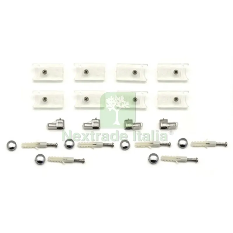 KIT ACCESSORI DI FISSAGGIO PER BOX DOCCIA LINEA ESSENTIAL - — Accessori bagno — rif. FERX.DIAR100-G06 KIT ACCESSORI DI FISSAGGIO PER BOX DOCCIA LINEA ESSENTIAL - — Accessori bagno — rif. FERX.DIAR100-G06
