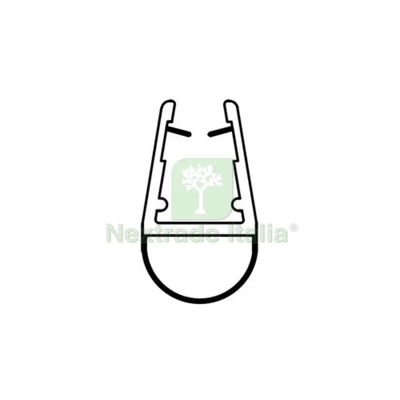 PROFILO GOCCIOLATOIO IN PVC PER CRISTALLI BOX DOCCIA 401 2MT - — Accessori bagno — rif. FERX.DIAR100-U401 PROFILO GOCCIOLATOIO IN PVC PER CRISTALLI BOX DOCCIA 401 2MT - — Accessori bagno — rif. FERX.DIAR100-U401