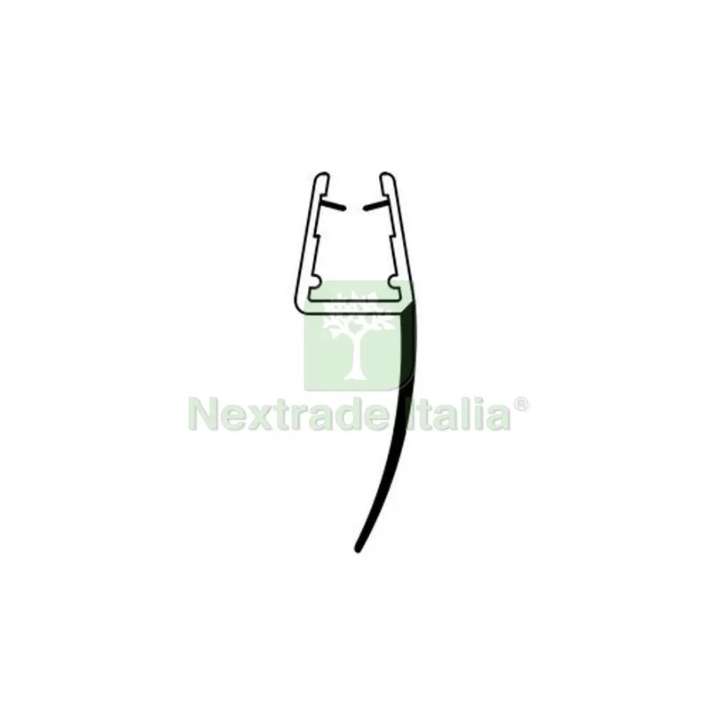 PROFILO GOCCIOLATOIO IN PVC PER CRISTALLI BOX DOCCIA 405 2MT - — Accessori bagno — rif. FERX.DIAR100-U405 PROFILO GOCCIOLATOIO IN PVC PER CRISTALLI BOX DOCCIA 405 2MT - — Accessori bagno — rif. FERX.DIAR100-U405