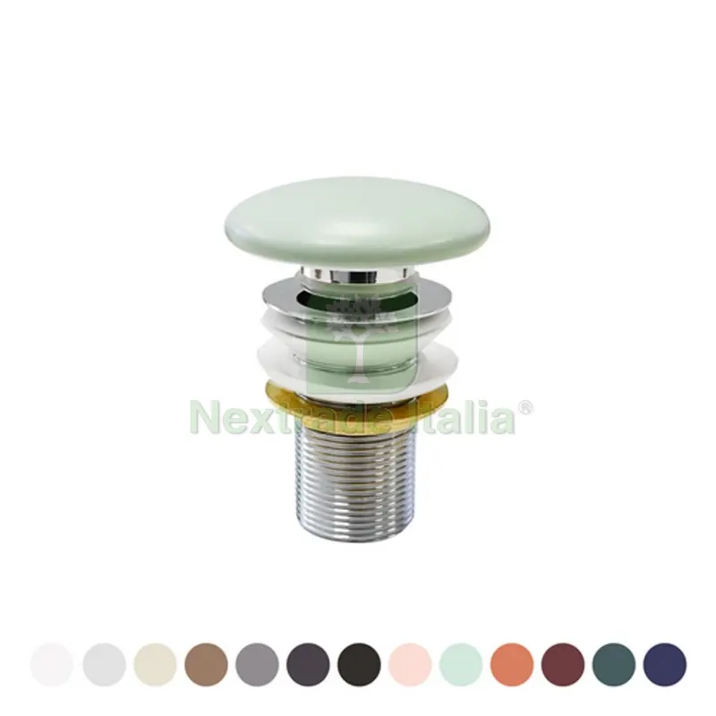 PILETTA CLICK-CLACK PER LAVABO INFINITY SENZA TROPPOPIENO Terracotta opaco — Scarichi e sifoni — rif. FERX.DIAY182-NF130ST-TE