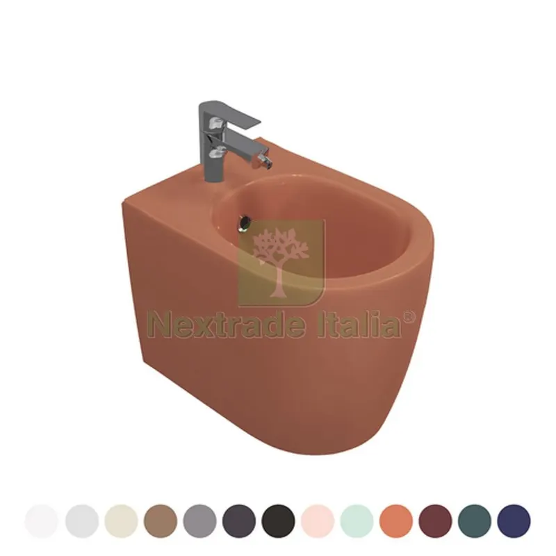 BIDET FILO MURO INFINITY Er. Rub. Bianco Lucido — Sanitari e ceramiche — rif. FERX.DIAY182-NF350-RBL BIDET FILO MURO INFINITY Er. Rub. Bianco Lucido — Sanitari e ceramiche — rif. FERX.DIAY182-NF350-RBL