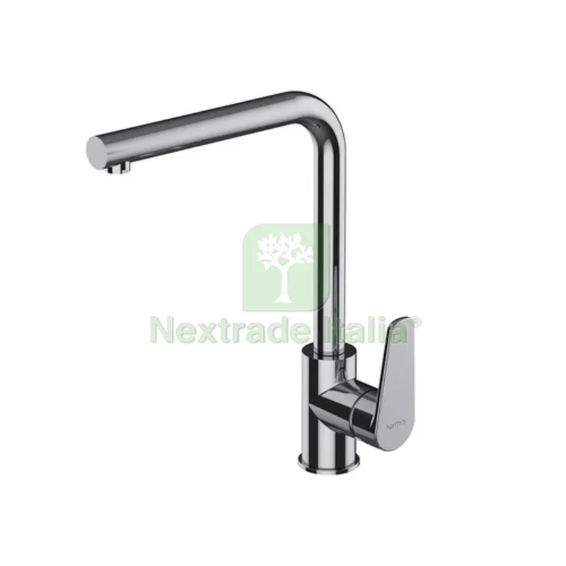 Miscelatore Monocomando Lavello Canna Alta Serie Smeraldo Cromo — Rubinetti e valvole — rif. FERX.DIAY279-SM160-CR Miscelatore Monocomando Lavello Canna Alta Serie Smeraldo Cromo — Rubinetti e valvole — rif. FERX.DIAY279-SM160-CR