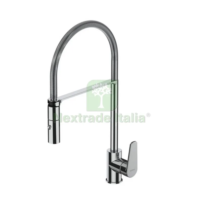MISCELATORE MONOCOMANDO LAVELLO SEMI-PRO SERIE SMERALDO C/DOCCETTA Cromo — Rubinetti e valvole — rif. FERX.DIAY279-SM166D-CR MISCELATORE MONOCOMANDO LAVELLO SEMI-PRO SERIE SMERALDO C/DOCCETTA Cromo — Rubinetti e valvole — rif. FERX.DIAY279-SM166D-CR