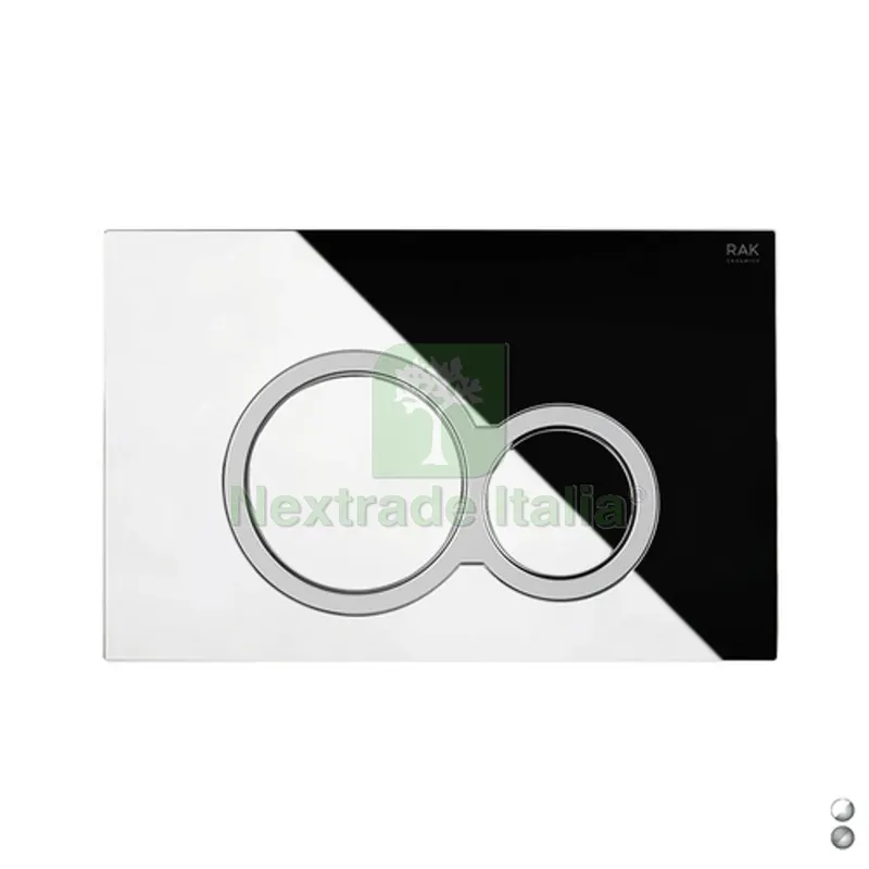 PLACCA DI COMANDO MOD. ROTONDA PER CASSETTA RAK ECOFIX Bianco - Cromo — Casalinghi e organizzazione — rif. FERX.DIA132-RFS04T-BC PLACCA DI COMANDO MOD. ROTONDA PER CASSETTA RAK ECOFIX Bianco - Cromo — Casalinghi e organizzazione — rif. FERX.DIA132-RFS04T-BC
