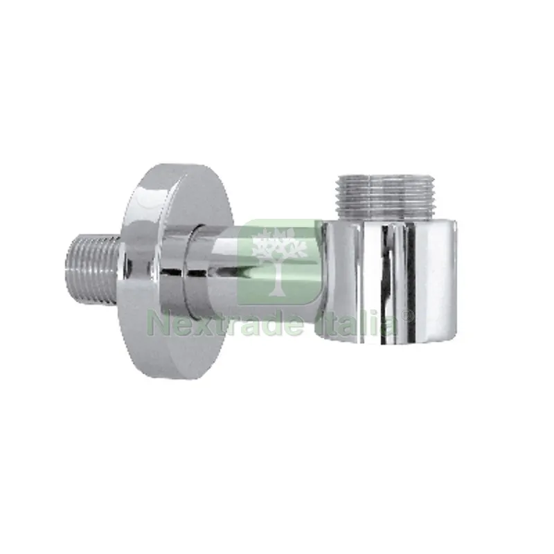 PRESA ACQUA INCASSO TONDA IN OTTONE CROMATO Cromo — Interruttori e prese — rif. FERX.DIA222-8547